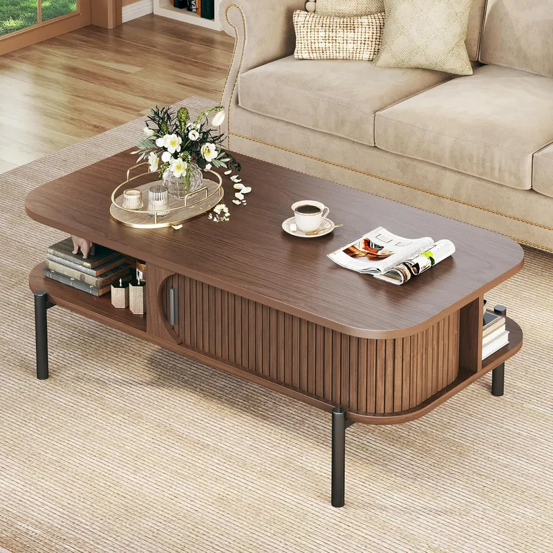 HUAHUU Coffee Table, 39.4 Inch